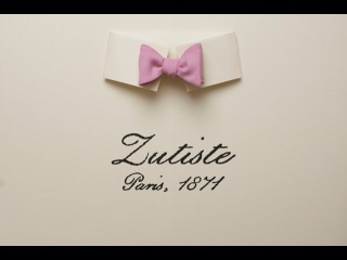 Tying a nœud papillon (French for 'bow tie') | Zutiste Paris, 1871
