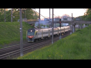 Дизель-поезд ДР1Б Вильнюс - Минск / DMU DR1B Vilnius - Minsk train