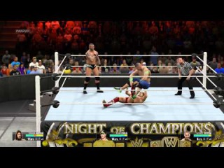 WWE 2K15 - Daniel Bryan Vs. Randy Orton Vs. John Cena (1080p!)