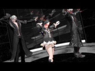 【MMD】エリーンとイケメン2人でGirls【TERA】