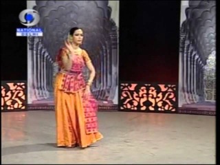 Swati Wangnoo Tiwari - Kathak Dancer, performing a thumri, broadcast on Doordarshan