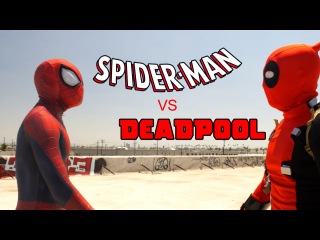 Spider-Man vs Deadpool - Cardboard