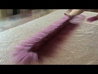 Валяние шарфа с воланом. Видео мастер класс. Как свалять шарф с воланом. Felting a scarf.