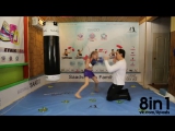 8-летняя девочка-боксёр / Only 8 years old this young Russian made incredible boxing sequences