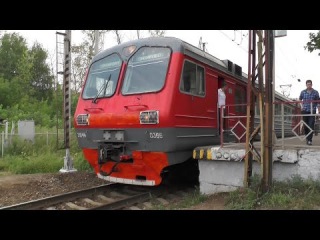 Электропоезд ЭД4М-0366 платформа Машиностроитель