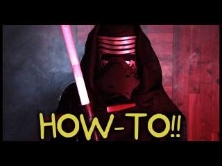 Make Your Own Kylo Ren Lightsaber and Costume! - Homemade How-to!