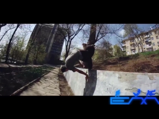 Очень крутое паркур и фриран видео от русских ребят, parkour, free running, workout compilation