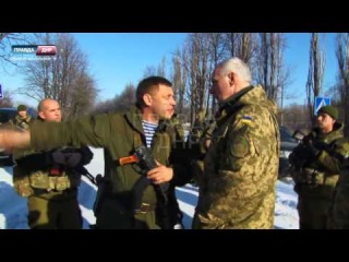 Диалог Александра Захарченко с офицером ВСУ 15.01.2015
