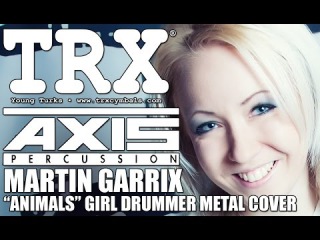 Martin Garrix - Animals. Girl Drummer Metal Cover by Aira