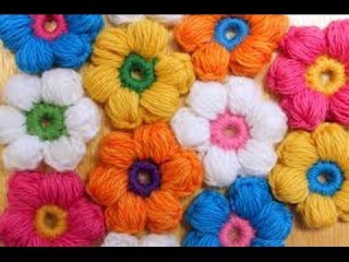 How to Crochet a Puff Stitch Flower
