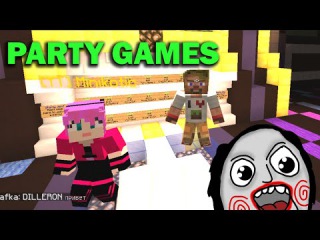 ч.02 Minecraft Party Games - Конь читер