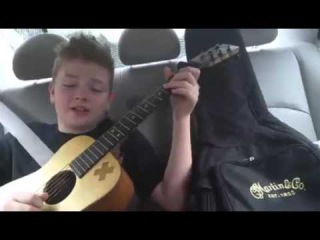 When you're 12 with a guitar in your hands...