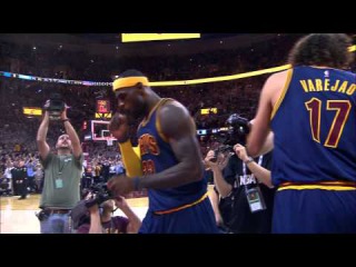 Lebron and The Powder Toss is back in Cleveland