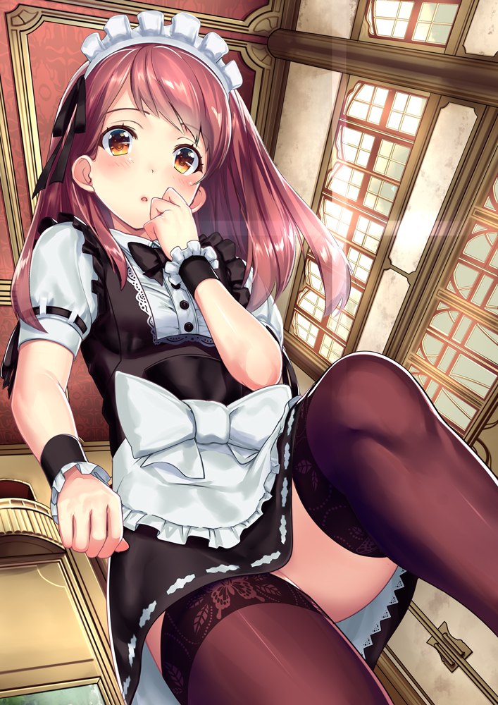 Shorts maid feet domination