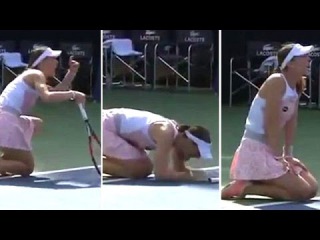 Andrea Petkovic's Full Scale Tennis Temper Tantrum In Dubai
