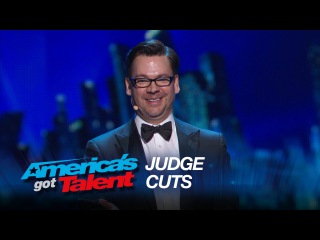 Derek Hughes: Funny Magician Practices Mental Telepathy - America's Got Talent 2015