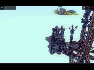 Besiege. Reloadable longrange catapult.