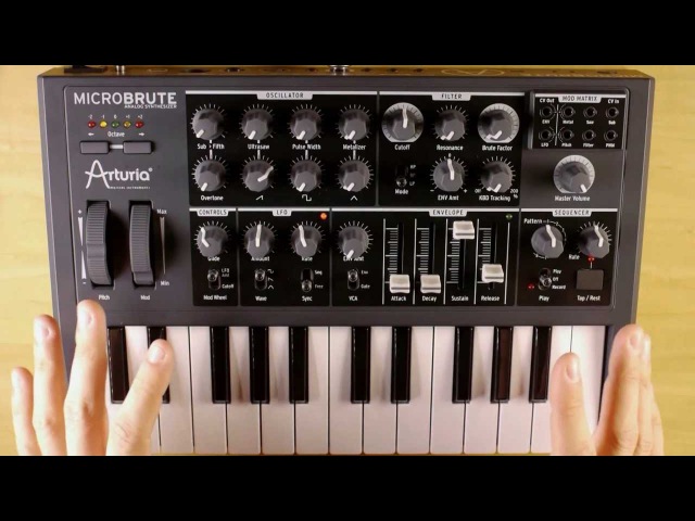 Arturia MicroBrute Analog Synth Demo