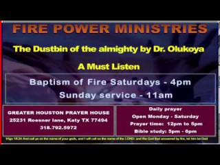 The Dustbin of the Almighty by Dr D K Olukoya message 2015