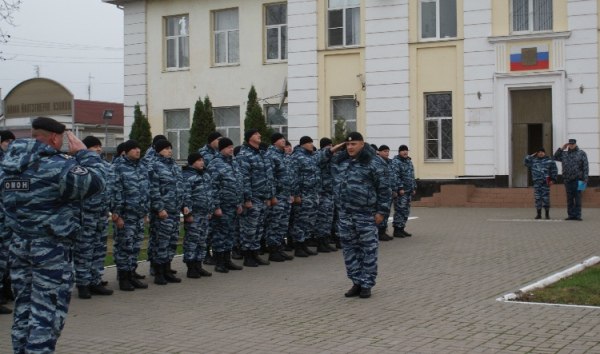 В Таганроге сотрудники ОМОНа отметили очередную годовщину образования отряда