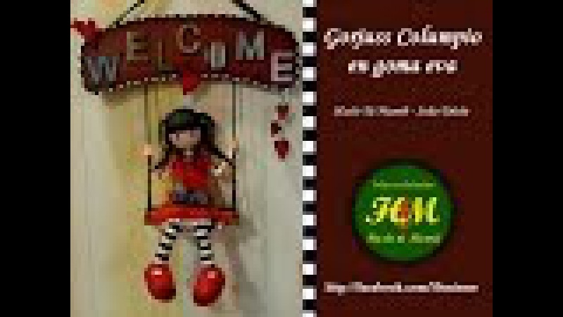 Gorjuss Columpio en goma eva