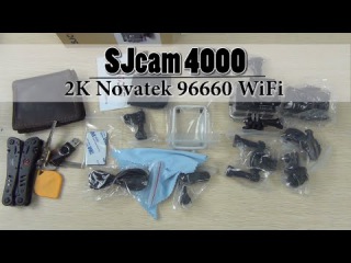Мини обзор SJ Cam 4000 Plus 2K Novatek 96660 WiFi Car DVR Sports Camera