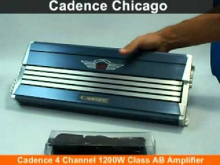 Chicago Cadence 4 Channel 1200W Class AB Amplifier