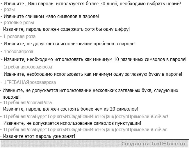 Открытки, прикол в картинках про пароль