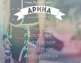 На каком месте в мире имя арина