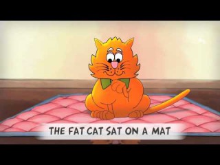 CAT ON THE MAT (01) - Fantastic Phonics learn to read program - www.Early-Reading.com