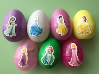 Disney Surprise Eggs Princesses Cinderella Belle Rapunzel Princess Ariel Princess Aurora Jasmine
