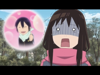 Noragami/Бездомный Бог 1 сезон 7 серия: аниме прикол(на случай важных переговоров)