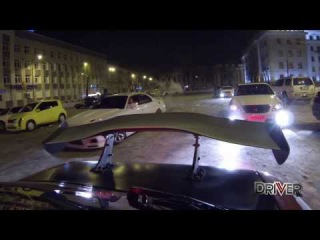 Боком в 2014-й! STREET DRIFT Epidemic in Irkutsk! The BEST moments of Winter!