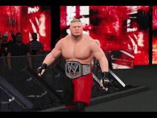WWE 2K15 (PS4): Brock Lesnar vs Ryback (Extreme Rules Match) 1080p60
