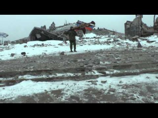 Хоругвеносцы на закладке памятной капсулы на Саур Могиле . СПХ-ВИДЕО
