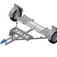Подкатная Тележка Для Буксировки Автомобилей Методом Частичной Погрузки