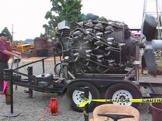 Pratt & Whitney R4360 from the 2010 Power-UP at the Penngrove Power & Implement Museum