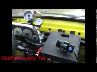 Гонки турбо Ваз супер разгон, пассажир чуть ли не обкакался)Тазы Валят!!/Russian tuning сar