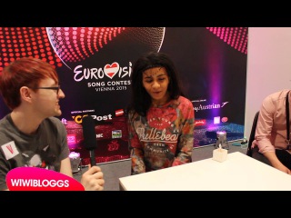 Interview: Aminata (Latvia) @ Eurovision 2015 first rehearsal | wiwibloggs