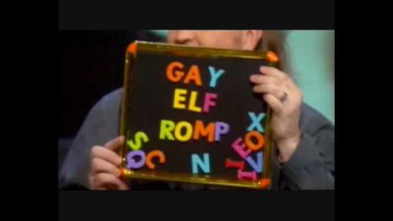 Jimmy Carrs Amazing Anagram on QI
