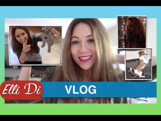 Elli Di VLOG. Блог видеоблогер Элли Ди. Я пою. День с собакой. Джек рассел терьер собака.
