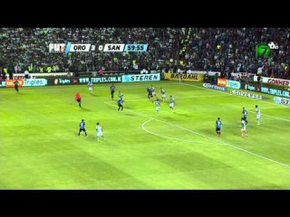 queretaro vs santos ENTRADA RONALDINHO vuelta final previo liga mx clausura 2015 31 - 05 - 2015