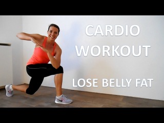 20 Minute Cardio Workout To Lose Belly Fat – At Home Calorie Burning Cardio & Strength Exercises