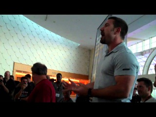 John Brookfield Bending 20ft of Steel Bar Into a Small Box at Perform Better LA