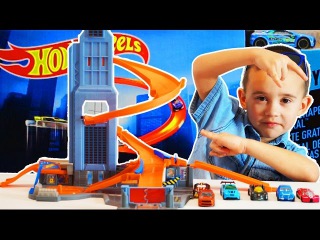 Hot Wheels - Трек с машинками. Игрушки для детей. Распаковка и обзор