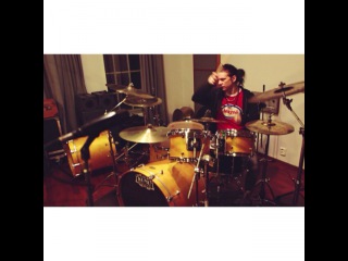 Shiraz Lane on Instagram: “Here we are at Sound Supreme Studio in Hämeenlinna! Recording #ShirazDebut starts in the morning. #shirazlane #drummer @ana_willman”