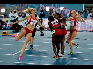 FINAL HD 4x800mts DAMAS IAAF WORLD RELAYS BAHAMAS 2015 USA WIN 8:00.62
