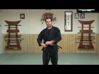 KATANA 1 - SWORD: HOW TO WEAR IT - Ninjutsu Online Instruction - Ninja weapon sword - Machida