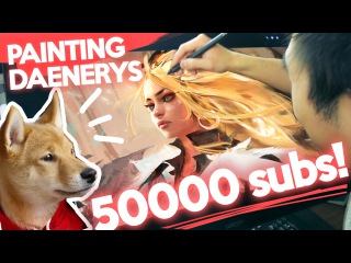 RossDraws: Daenerys Targaryen (Game of Thrones) 50k!