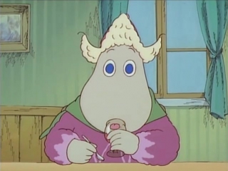 Tanoshii Moomin Ikka s01e23 Visitors in Winter rus sub